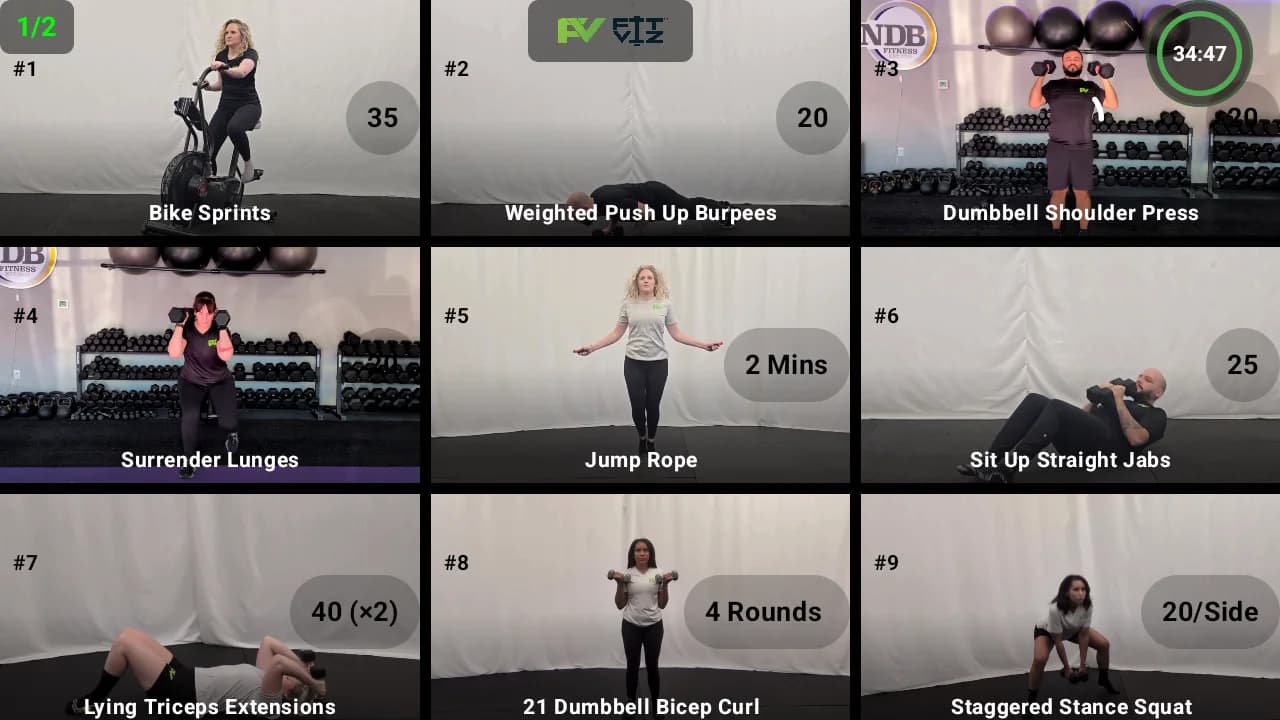 F45 Workout TV Screen: Exercise Demos for High-Intensity Circuits (and Why Fit Viz Is the Better Alternative) - Featured image