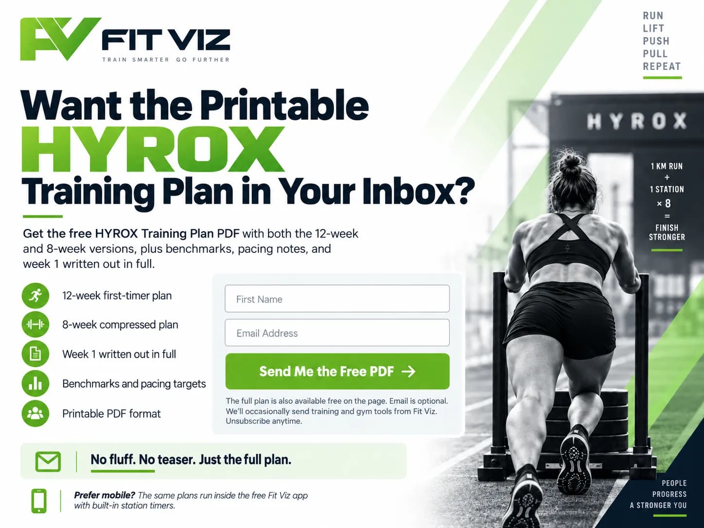 Hyrox Training Plan