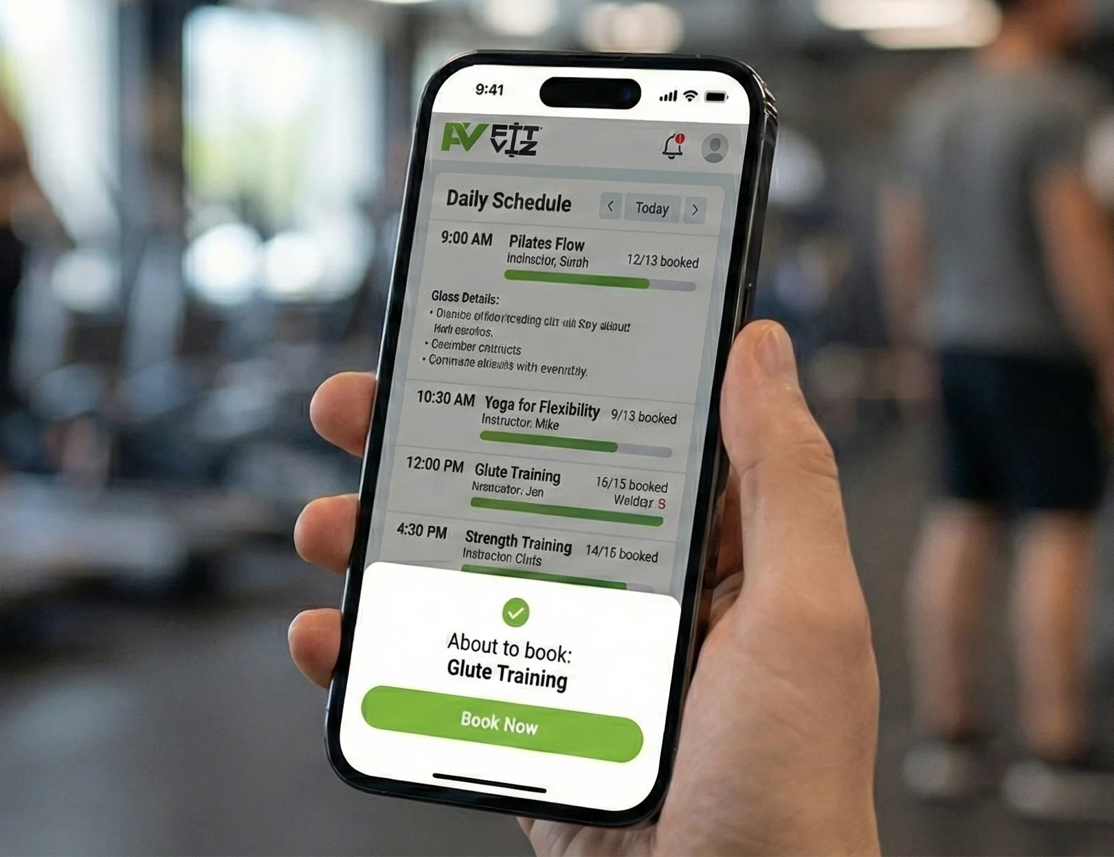 FitViz: Booking Software