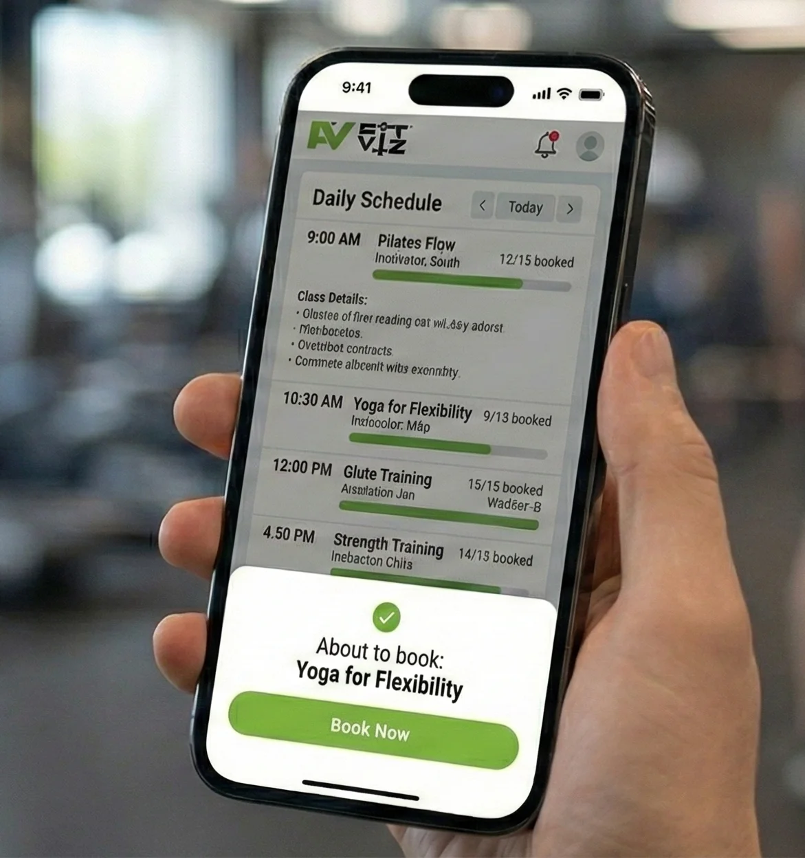 FitViz: Boutique Fitness Software