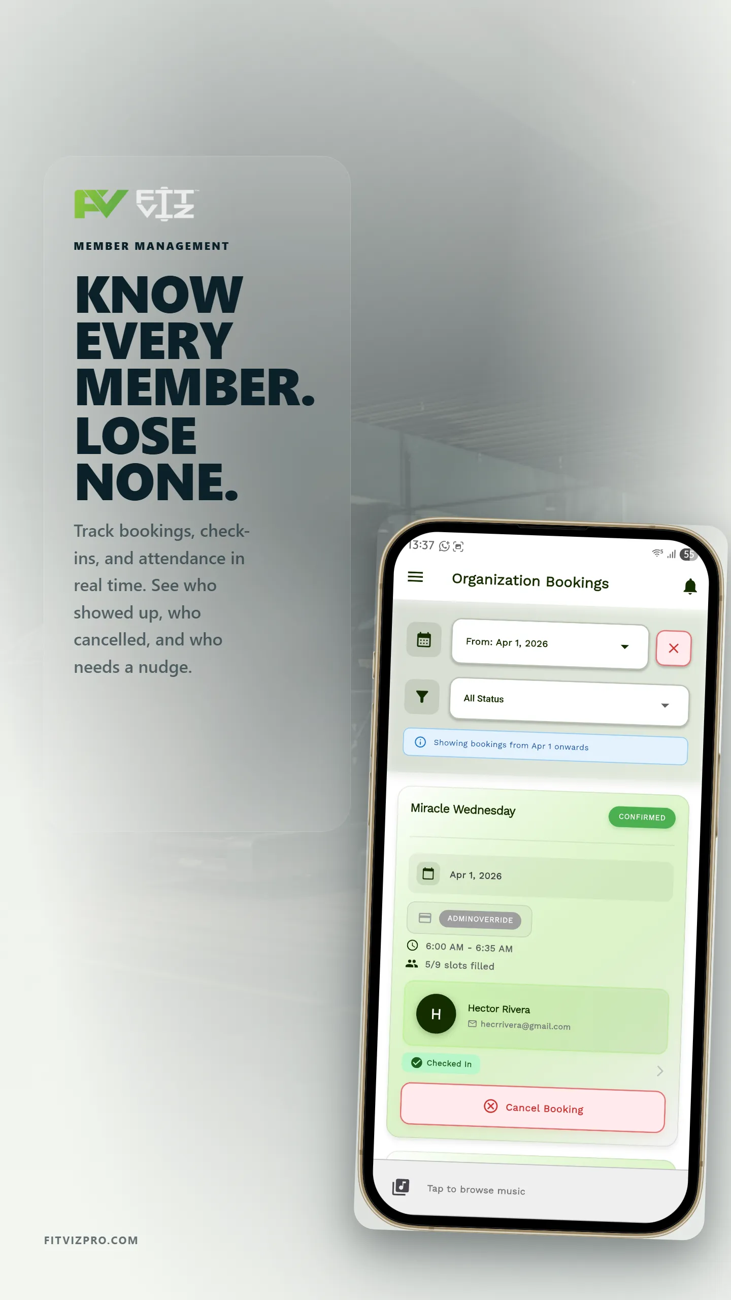 Fit Viz: Gym Member Management Software