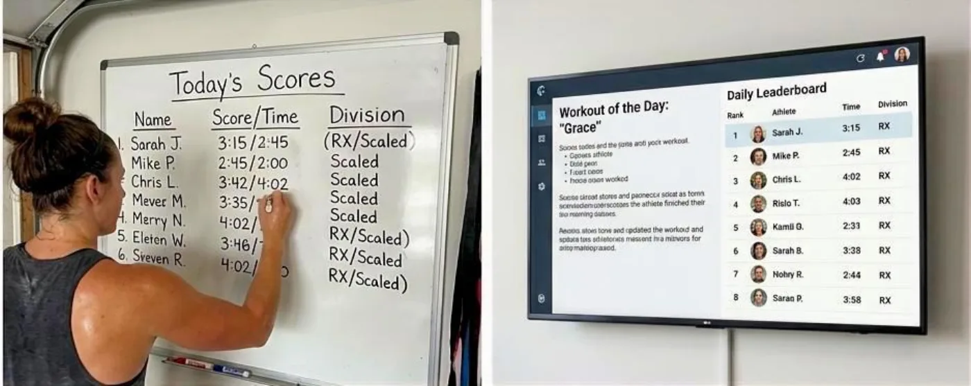 daily leaderboard (original vs digital)