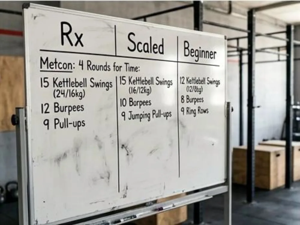 RX, Scaled, Beginner Workout
