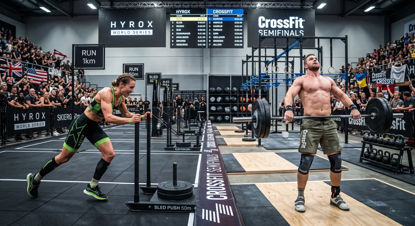 Hyrox Vs CrossFit